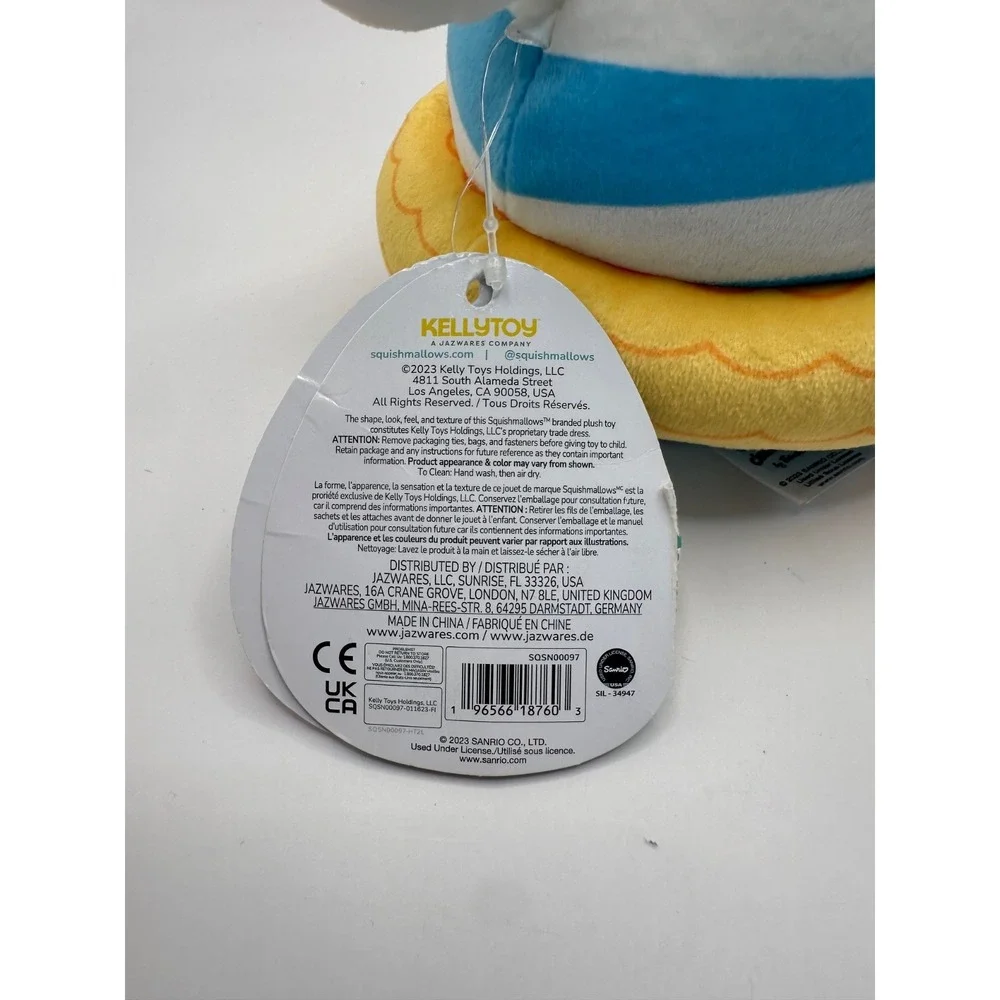 Cinnamoroll Squishmallows Plush Lot of 2 Swimming Swimsuit Donut Shop Sanrio